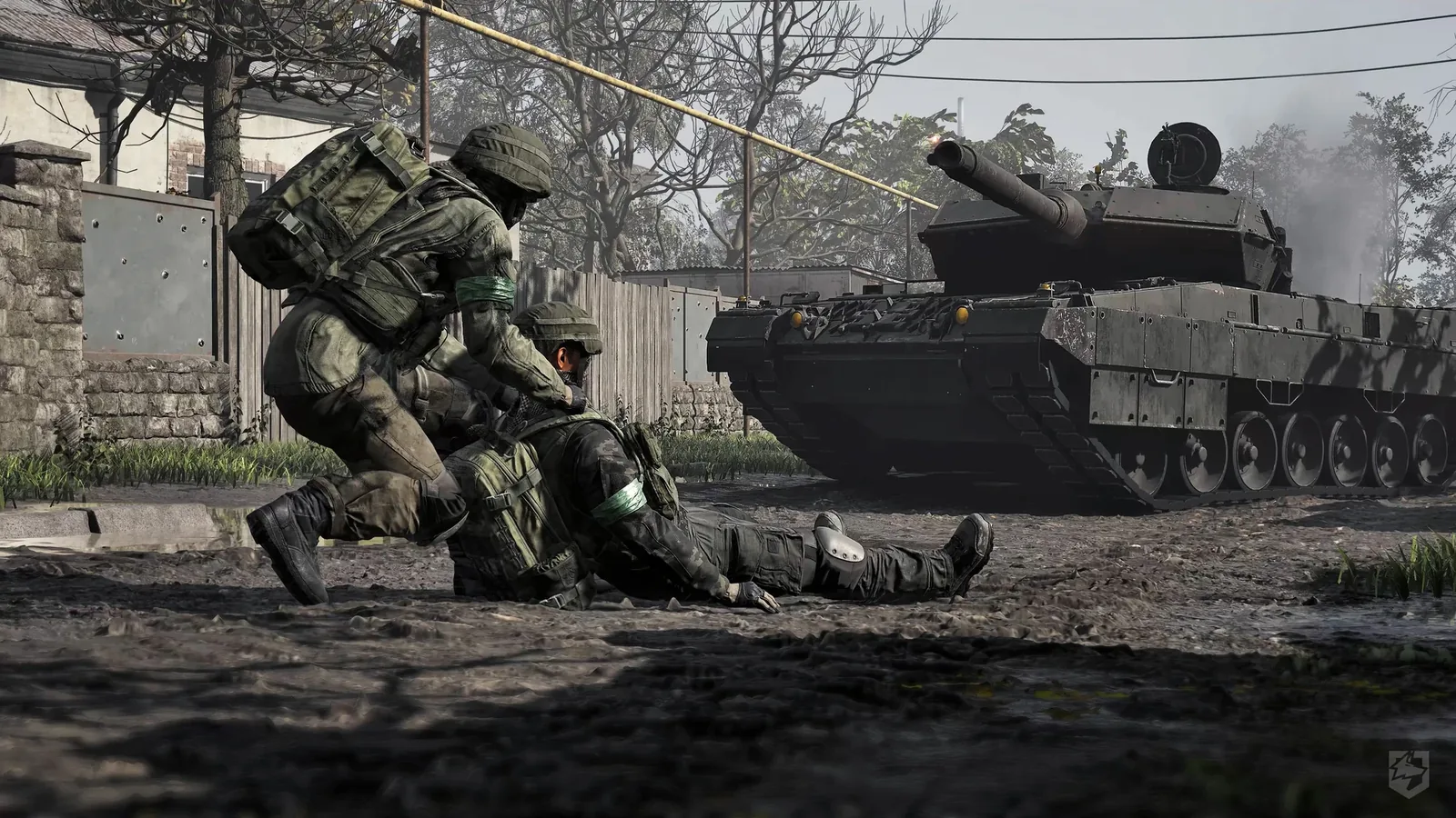 WARDOGS infantry riding on a tank
