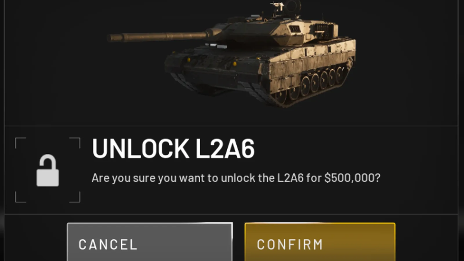 WARDOGS beta L2A6 unlock screen